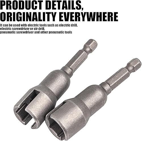 Miniatura 4 de gunhunt Juego de 2 llaves hexagonales ranuradas de 14 de pulgada, llave de ranura, tuercas de ala, herramienta para tuercas en forma de ala, ganchos