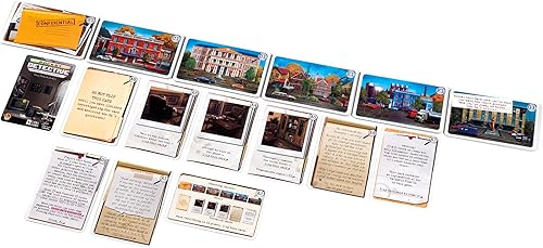 Miniatura 5 de Lucky Duck Games Pocket Detective - Juego de cartas de la temporada 1: resuelve misterios intrigantes en cualquier lugar. Juego cooperativo para