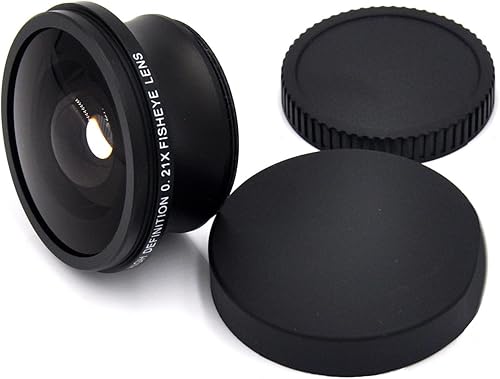 Miniatura 2 de Lente de ojo de pez de alta definición 0.21x (1.181 in) para Sony Handycam DCR-SR45