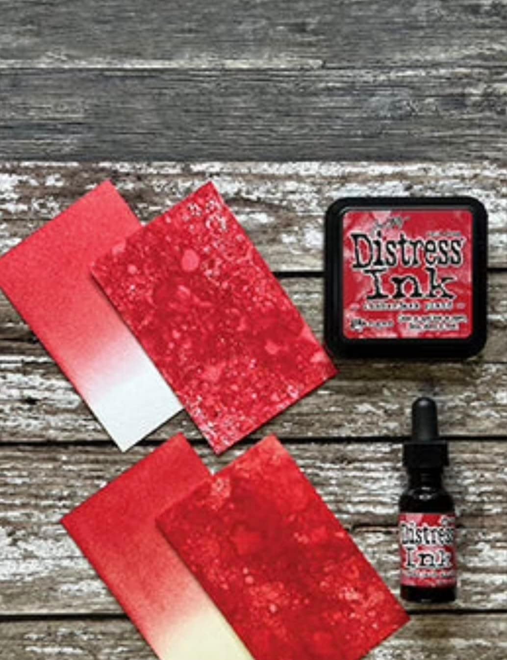 Tim Holtz Lumberjack Plaid Bundle - Distress Ink and Distress Oxide - Pads, Reinkers & Tools - 5 Items