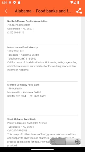 Food banks/ Food Pantry - Free Food Distribution locations - All US States