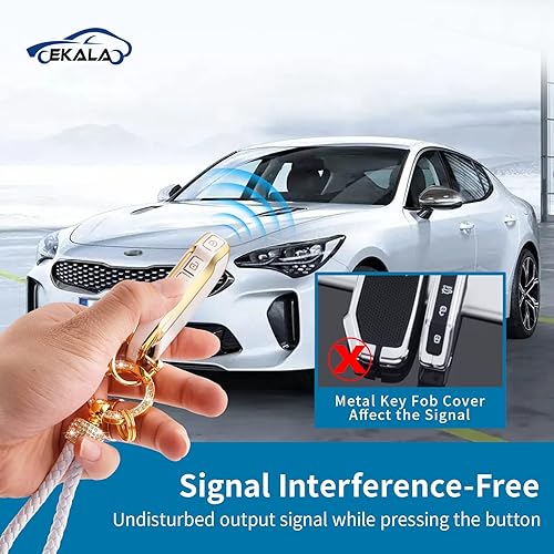 Miniatura 3 de EKALA Funda para llavero Kia 5 botones de TPU suave cubierta completa fundas de protección para llaves de Kia Cerato Ceed Forte NIRO Seltos Sorento