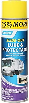 Camco Slide Out Lube -For Metal Parts, Rollers, Door Hinges and Brake Parts, Prevents Fading and Deterioration, Anti Corrosion and Anti Rust, For RVs, Boats, Cars and More - 15 oz (41105)