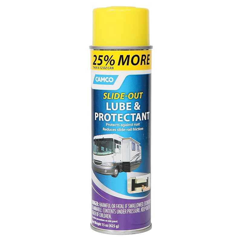 Lubrificante e Protetor para Corrediça Camco para Peças Metálicas, Rolos, Dobradiças e Componentes de Freio, 41105, 443 mL