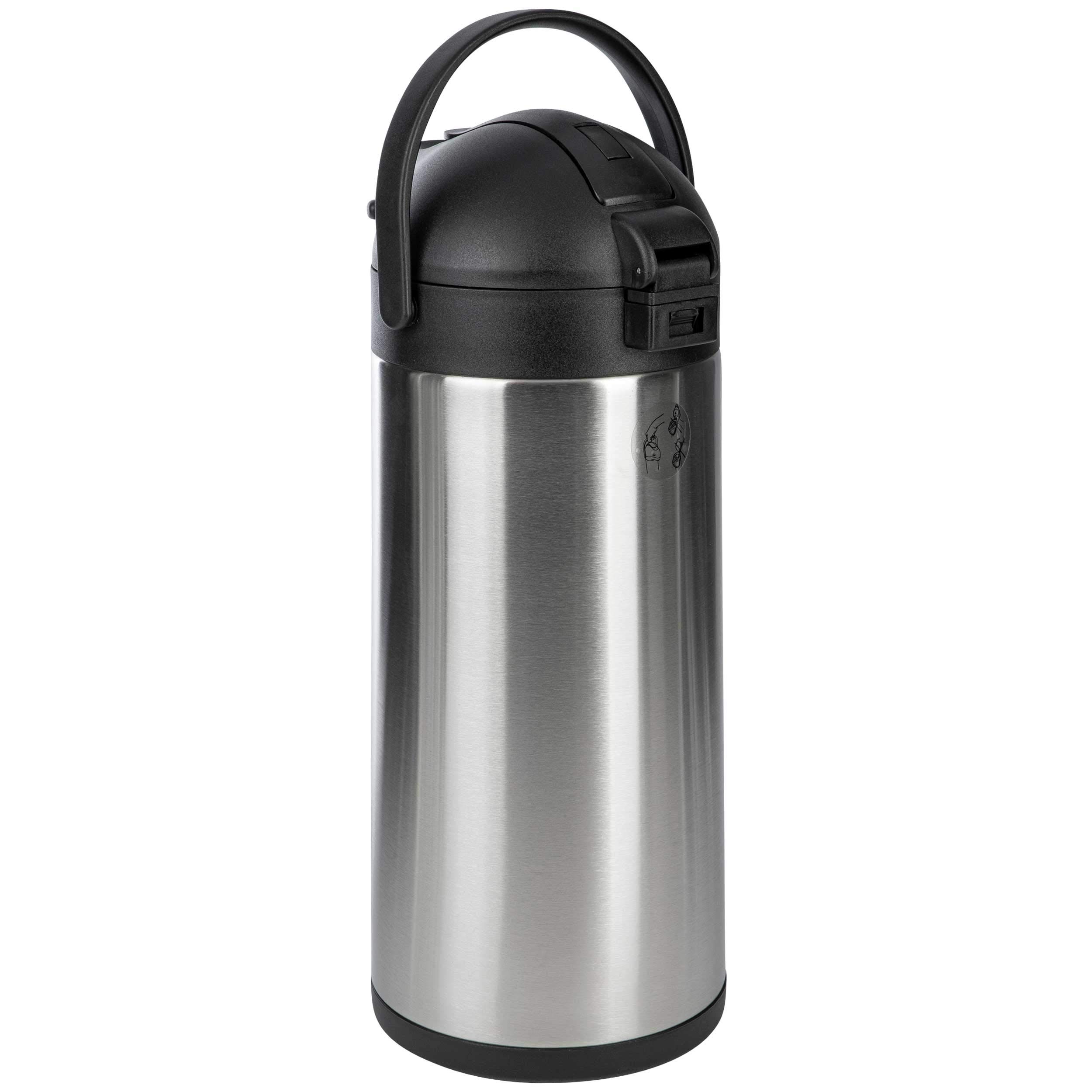 ONVAYA® Airpot Caraffa con Pompa ad Aria compressa | caraffa per Vuoto | boccetta per Vuoto | caraffa Termica | Thermos | boccetta per Bevande | distributore di Bevande (5l)