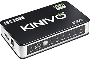 Kinivo Bluetooth Audio Transmitter and Receiver, Bluetooth 5.0 Long Range Adapter with...