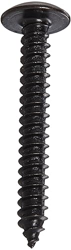 Miniatura 2 de Small Parts 0820ABPTB Tornillo de chapa de acero, acabado de óxido negro, cabeza de armadura, Phillips Drive, tipo AB, tamaño de rosca #8-18,