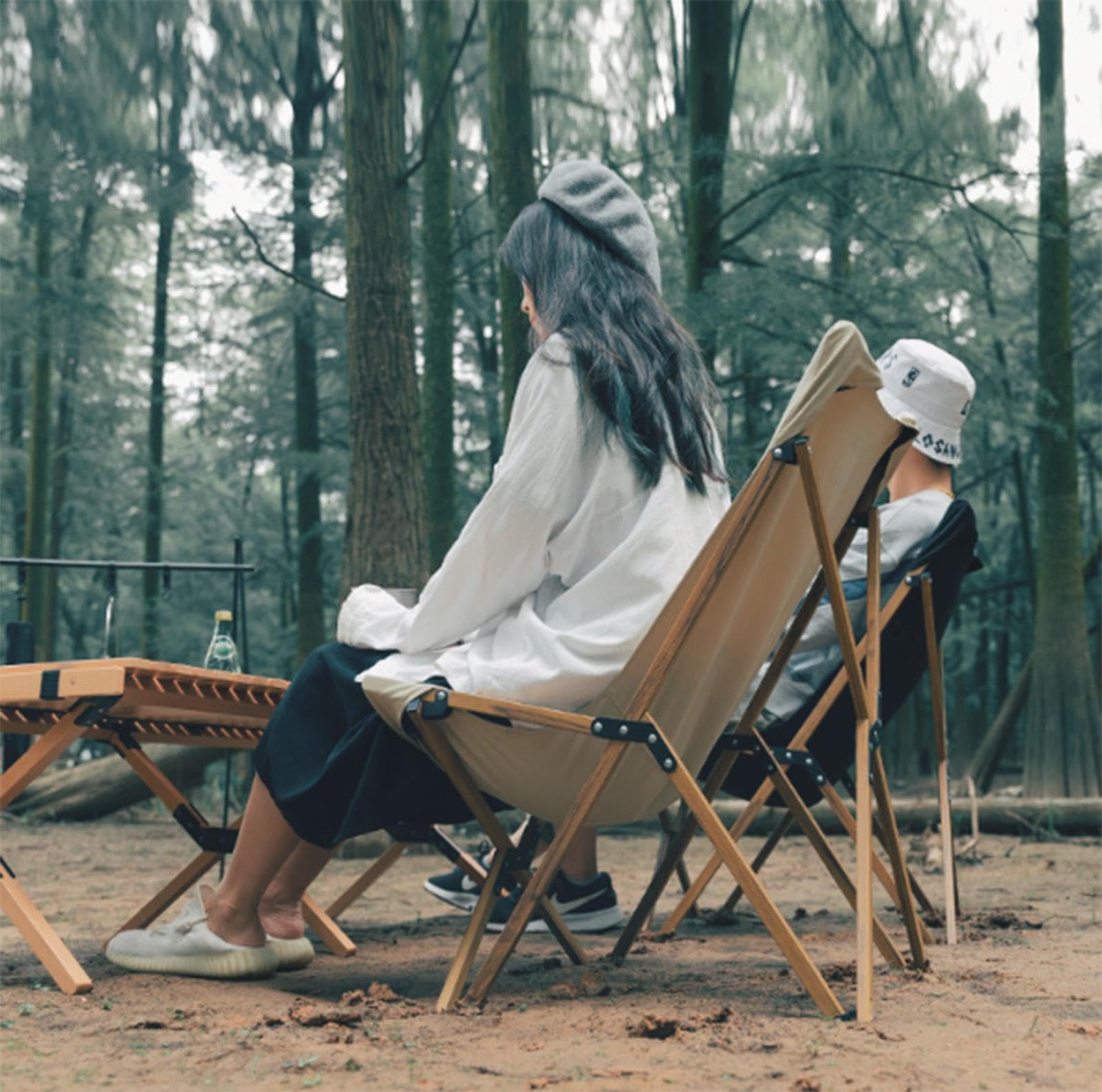 Tragbare Campingstühle, Klappbare Strandstühle für Erwachsene, Outdoor-Schmetterlingsstuhl, Rucksackstuhl, Reisestuhl, Faltbarer Kompakter Campi-Stuhl für Picknick, Angeln, Wandern,A