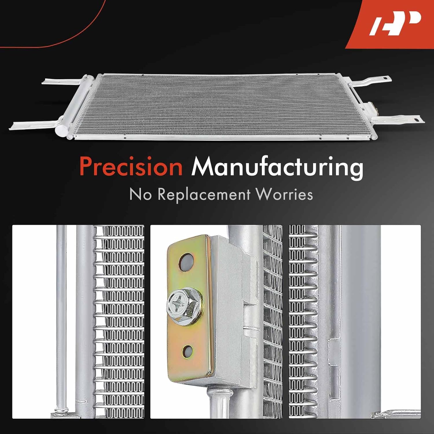 A-Premium Air Conditioning A/C Condenser Compatible with Ram 3500 2020-2021 6.7L, 5500 2020 6.7L, Replace# 68322496AB