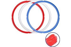 Sealing Rings for Instant Pot 6 Qt - Red, Blue, Clear