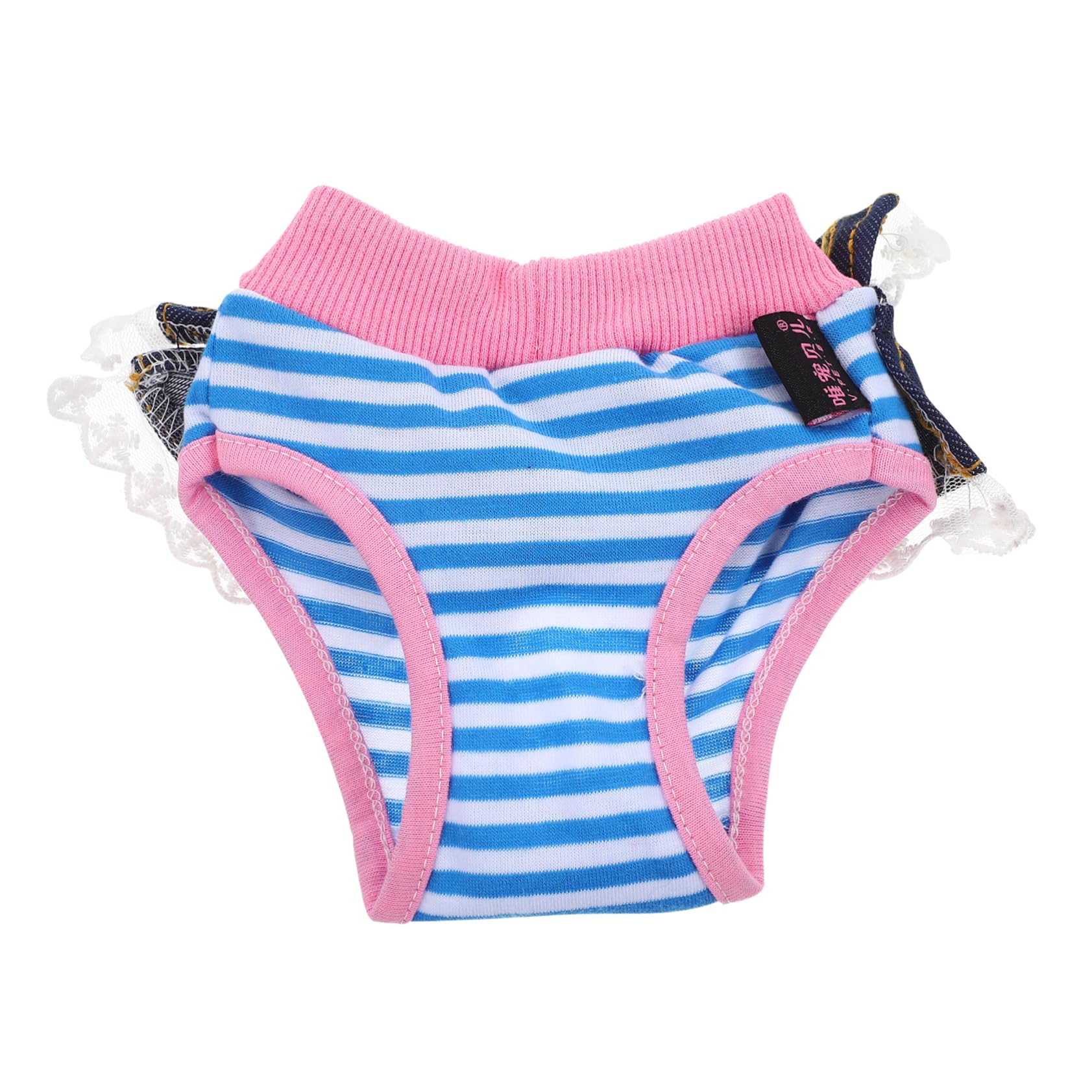 Toddmomy Comfortable Washable Dog Diapers for Female Dogs Reusable Puppy Period Panties for Dogs Heat Incontinence Excitable Urination Cute Design