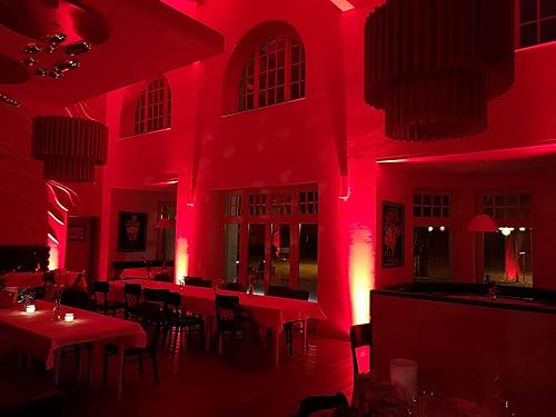 Miniatura 14 de Ape Labs Maxi | Juego de 2 luces verticales inteligentes profesionales de fabricación alemana, 45 vatios RGBW LED Par, funciona con pilas con DMX