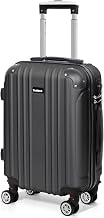 Todeco Travel Suitcase, Rigid e Lightweight ABS Travel Suitcase with Wheels Suitcases