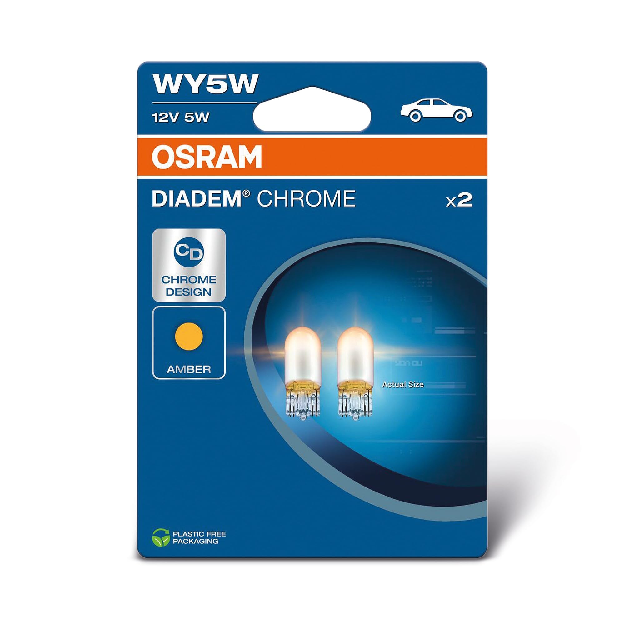 OSRAM DIADEM® Chrome, WY5W, Double Blister (2 lamps)