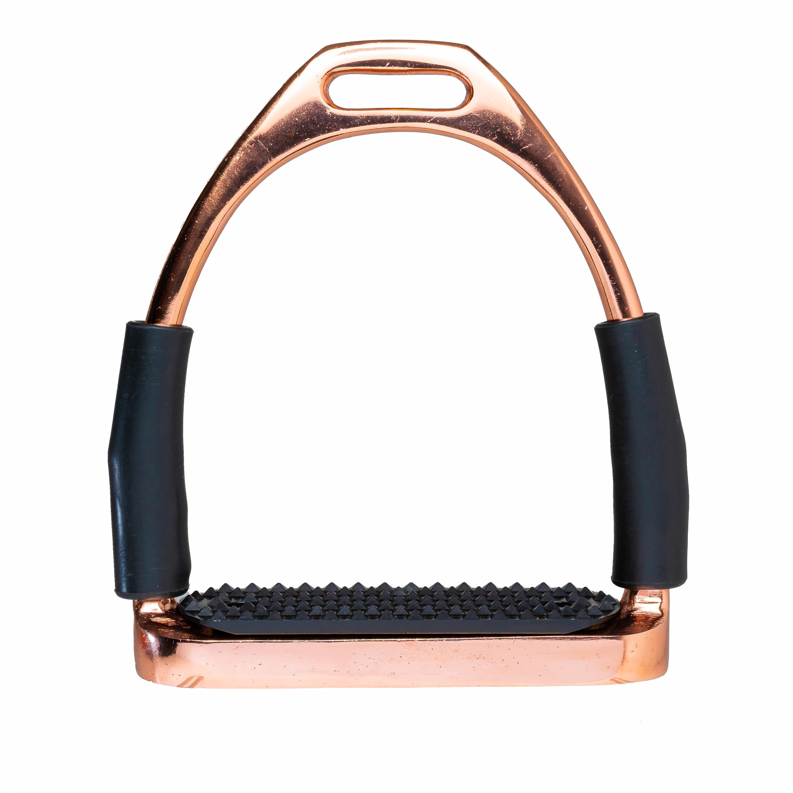 Böck Steigbügel Safetx Flex für Pferde, flexibel, Roségold, 12 cm