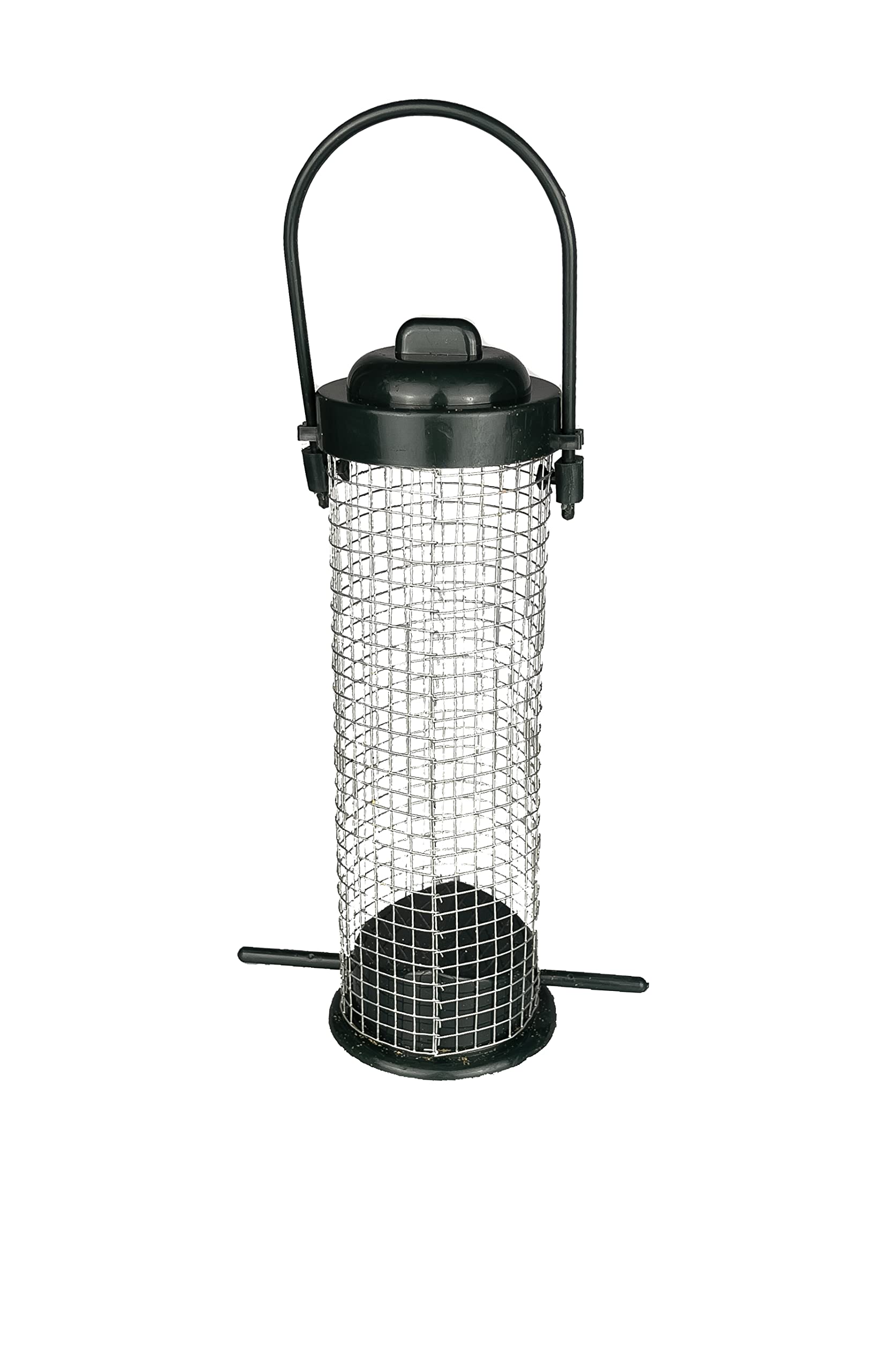 Kit de mangeoires à oiseaux sauvages Hyfive - Mangeoires multiples avec bac à graines - Mangeoires à oiseaux à suspendre - Abreuvoir pour oiseaux - 240 cm - 4 poteaux enduits de poudre