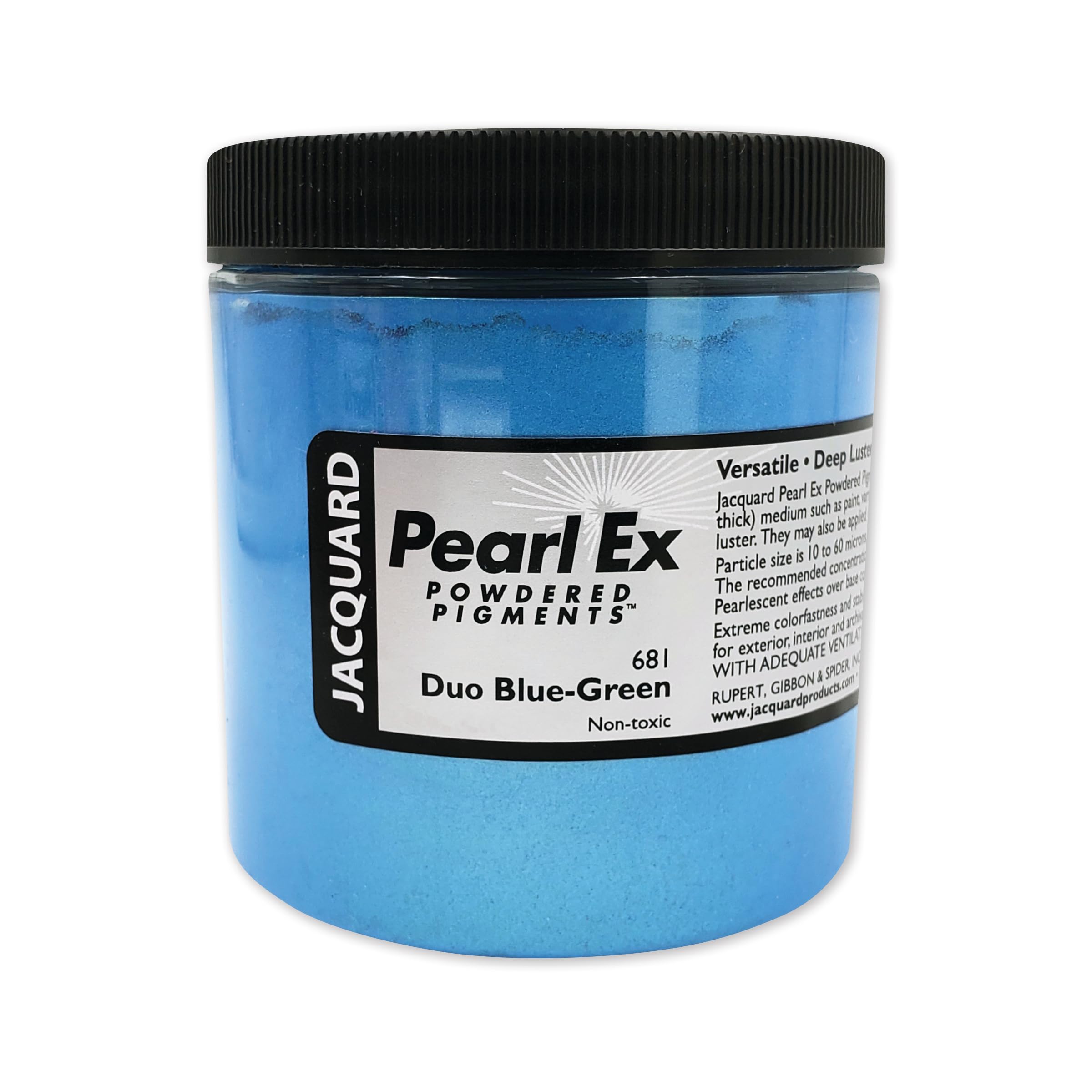 Amazon.com: Jacquard Pearl Ex Pigment Powder 4oz Duo Blue/Green