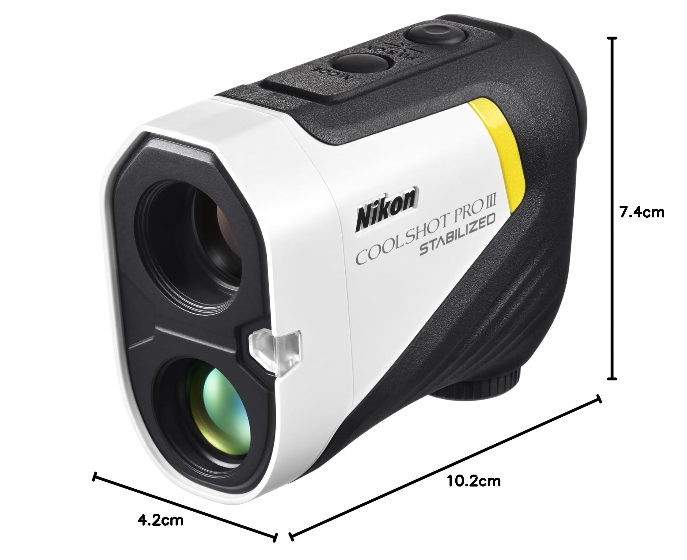 Nikon COOLSHOT Pro III stabilisé, télémètre Laser pour Pratique Golf