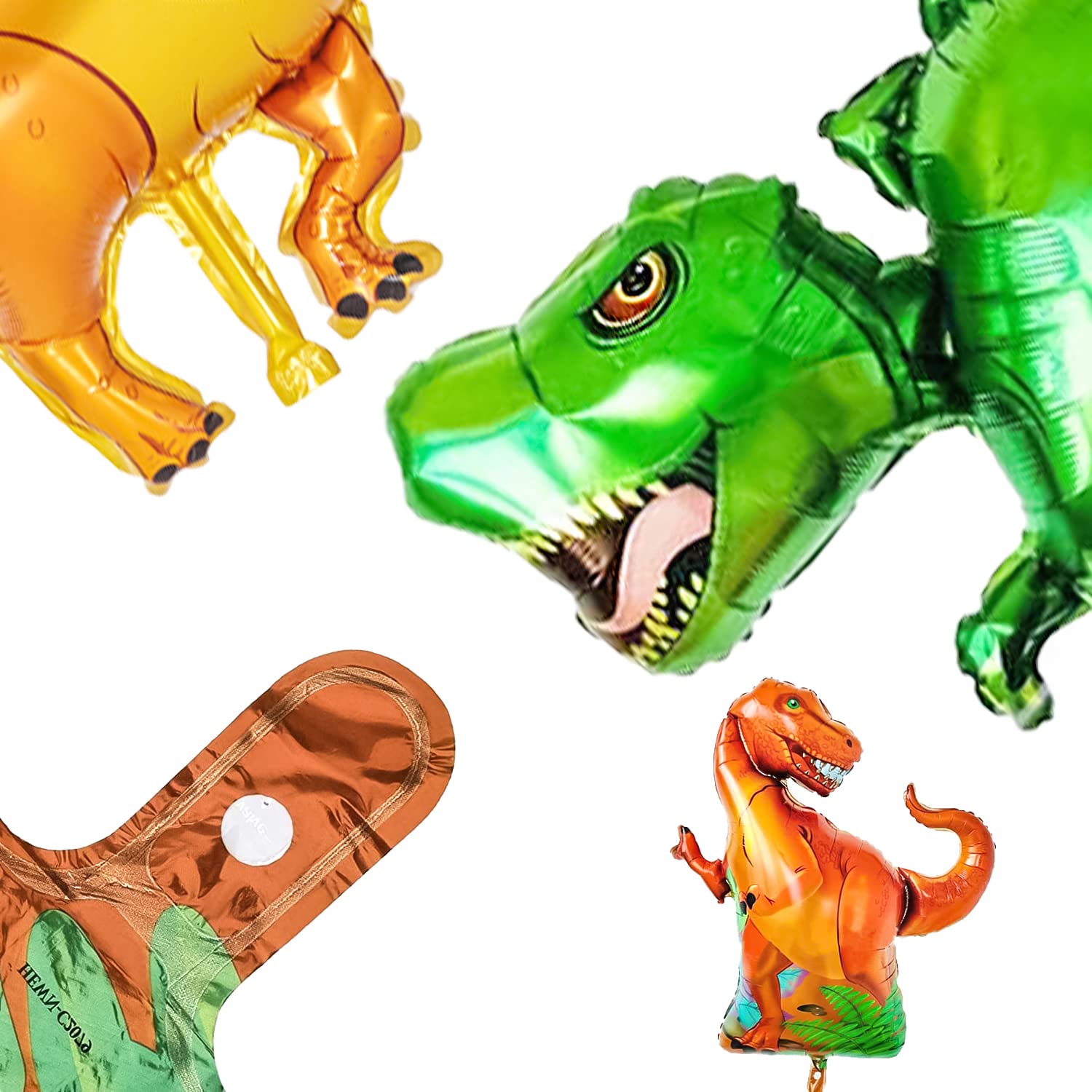 121-Piece Dinosaur Birthday Party Decorations Kit - Foil Balloons & Decor For Kids Dino Theme Parties