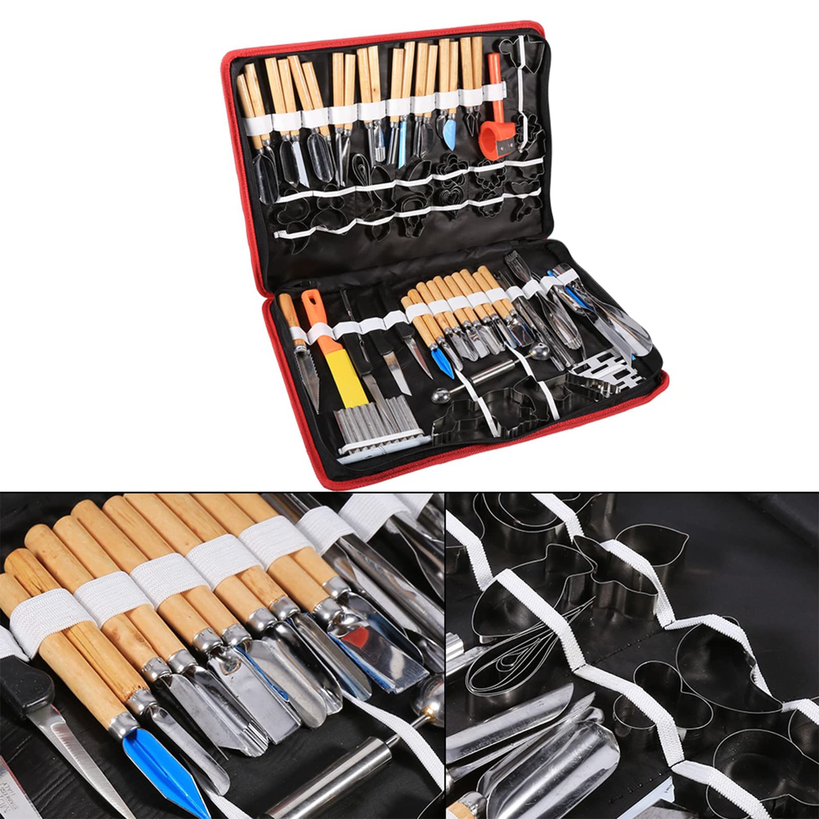 Juego de 80 herramientas para pelar esculpir culinario, kit profesional, portátil, fruta, verdura, guarnición para cortar y cortar para chef en Ritzy Restaurant Hotel de lujo