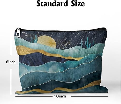 Miniatura 3 de Cafl Bolsa de maquillaje para viajes, artículos esenciales para organizar joyas, bolsa de cosméticos para el cuidado de la piel, neceser con