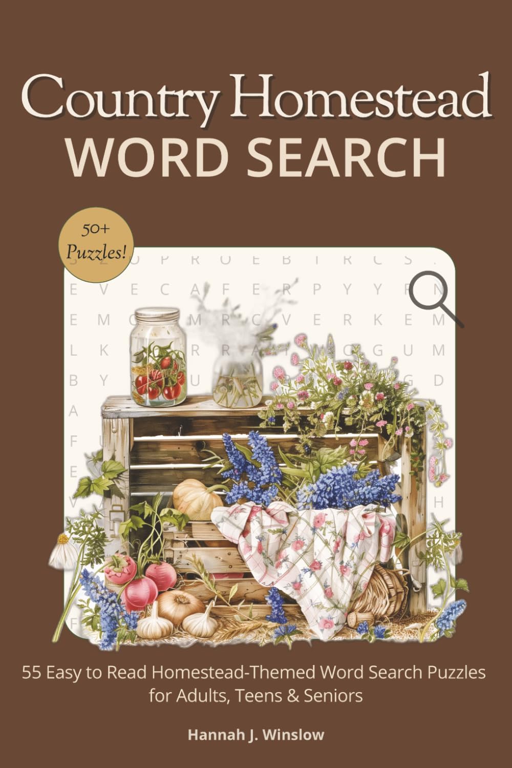 Country Homestead Word Search - Puzzles for Adults, Teens, & Seniors: 55 Easy to Read Homestead-Themed Word Search Puzzles for Adults, Teens & Seniors