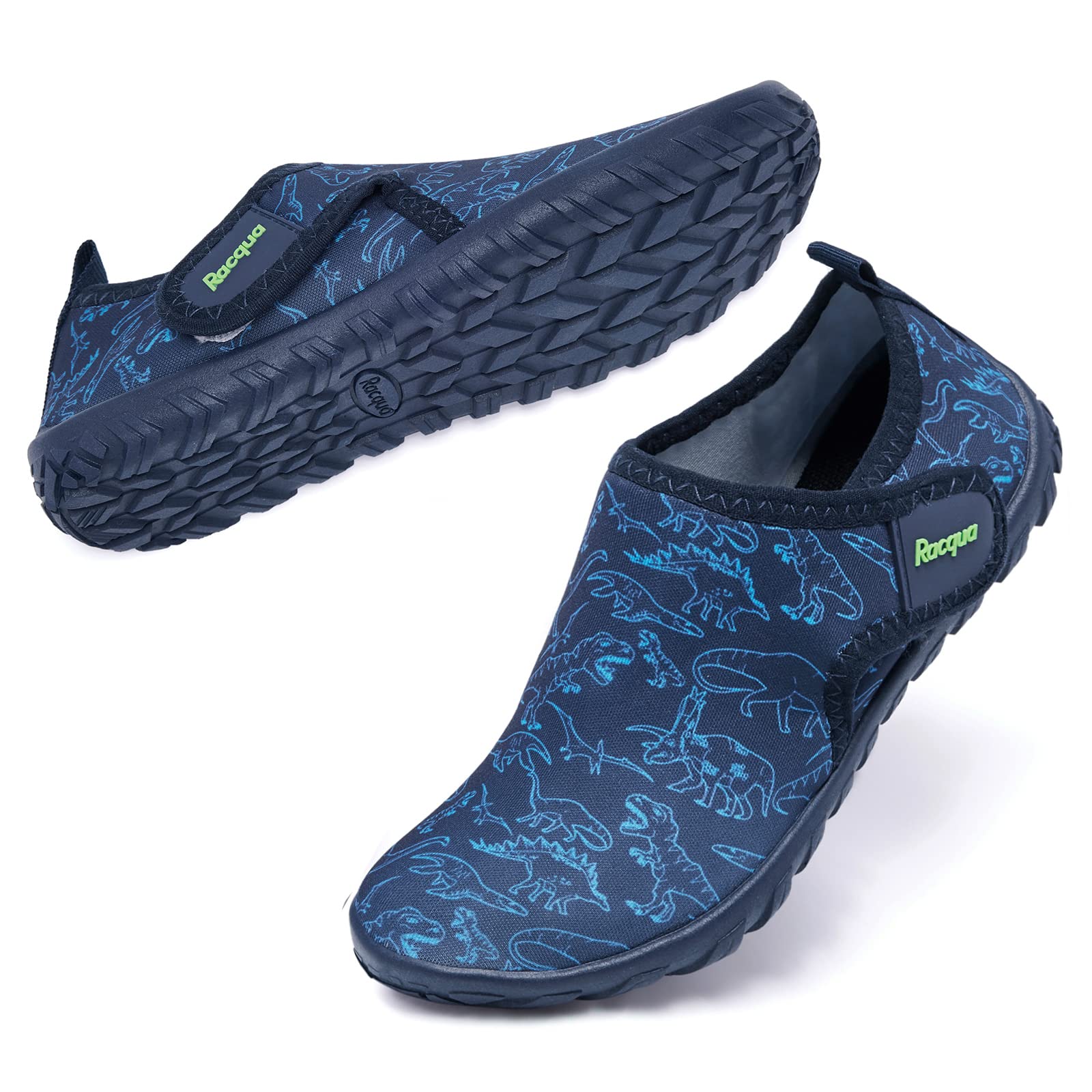 Racqua Boy's Girl's Kids Water Shoes Barefoot Swim Quick Dry Lightweight Sport Aqua Shoes(Little Kid/Big Kid)