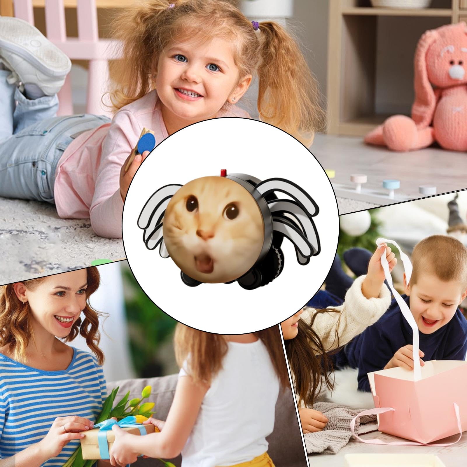 Juguetes para Gatos， Dispositivo automático Interactivo móvil for Mascotas Gatito hogar cumpleaños Navidad al Aire Libre