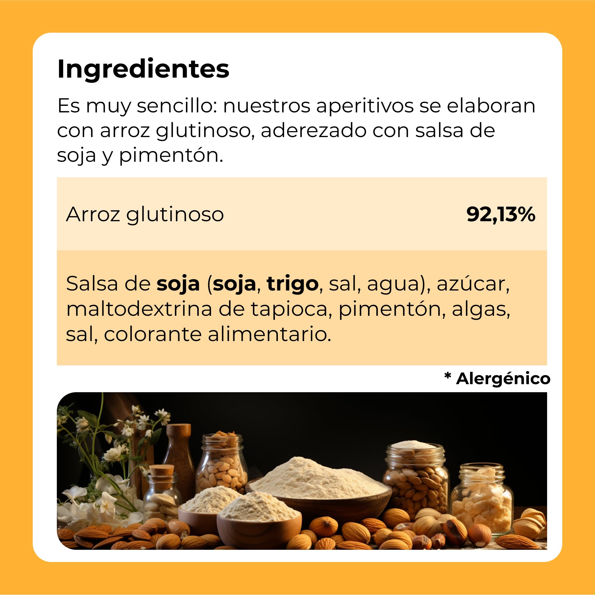 Palitos de Arroz Frito Yamato 1 kg Aperitivo Mix Salados Asiático Arroz Tapioca Chili