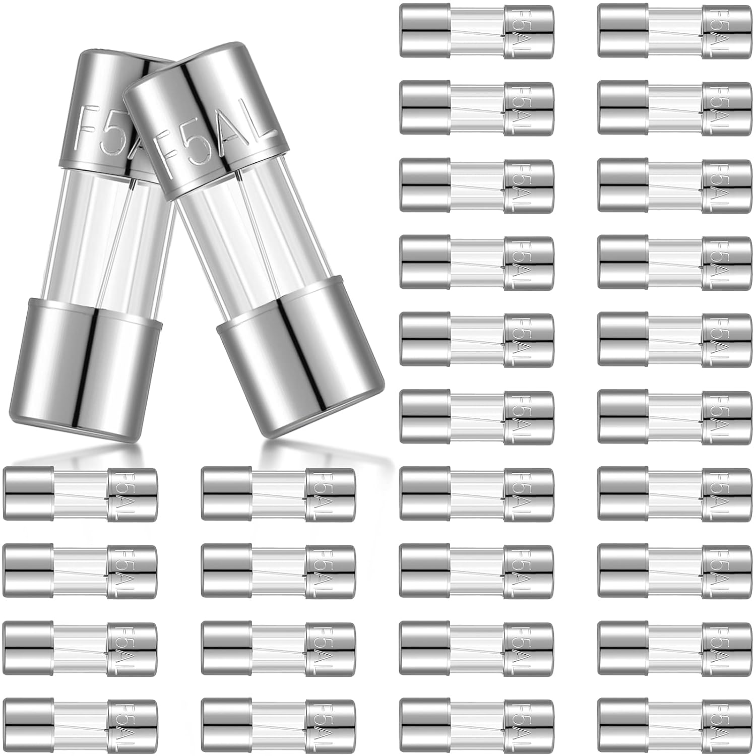 Christmas Light Fuses 125 Volt 5 Amp Fast Blow Glass Fuse Christmas