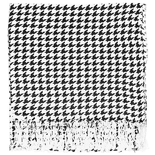 Falari Women's Woven Reversible Pashmina Shawl Wrap Scarf 80" x 27"3
