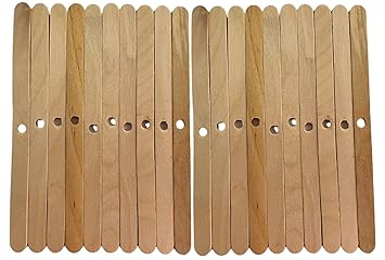 R Wellness Wooden Candle Wick Holders, Candle Wicks Centering Device,Wick Holders for Candle Making, Wick Clips for Candles, Candle Centering Tool (30)