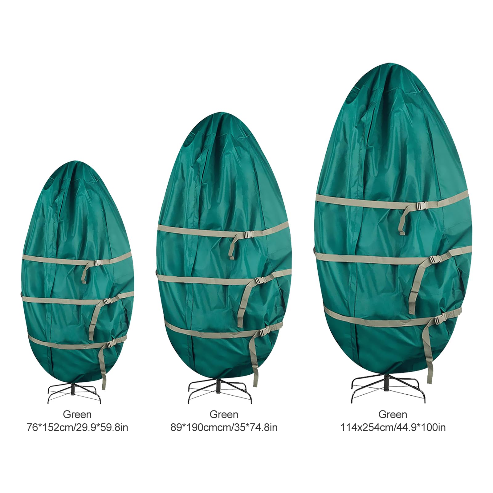Firlar Künstliche Weihnachtsbaum-Abdeckung, Weihnachtsbaum-Segeltuch-Aufbewahrungshülle, Tasche, Baum-Aufbewahrungstasche, Aufbewahrung für Künstlichen Weihnachtsbaum, Schützt vor Staub,(L)