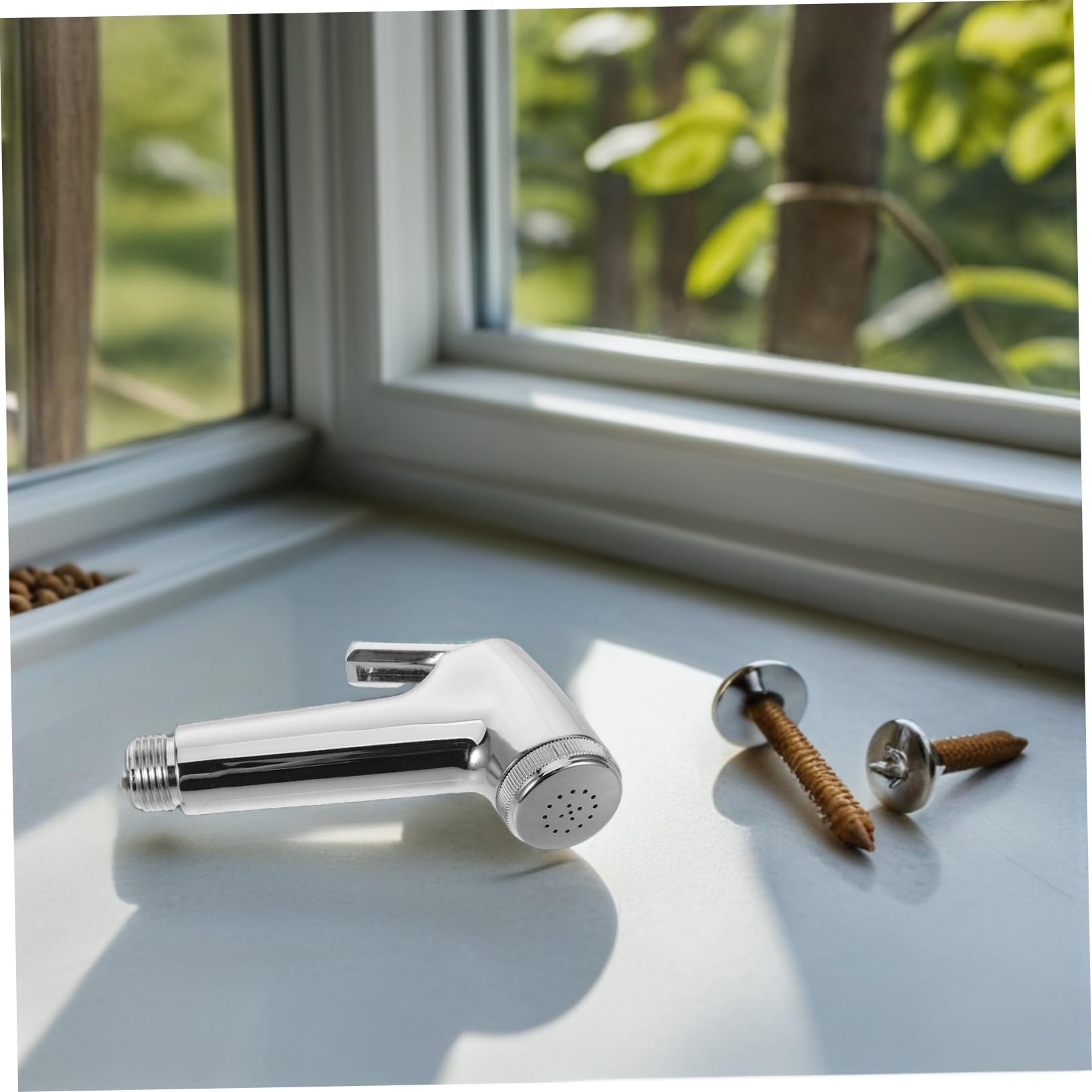 Alipis Soffione Doccia Portatile per Bagno Rv Tecnologia Risparmio Acqua, Design Handheld in Abs Argento per Avventure All'aperto e Pulizia Efficiente Stili multipli
