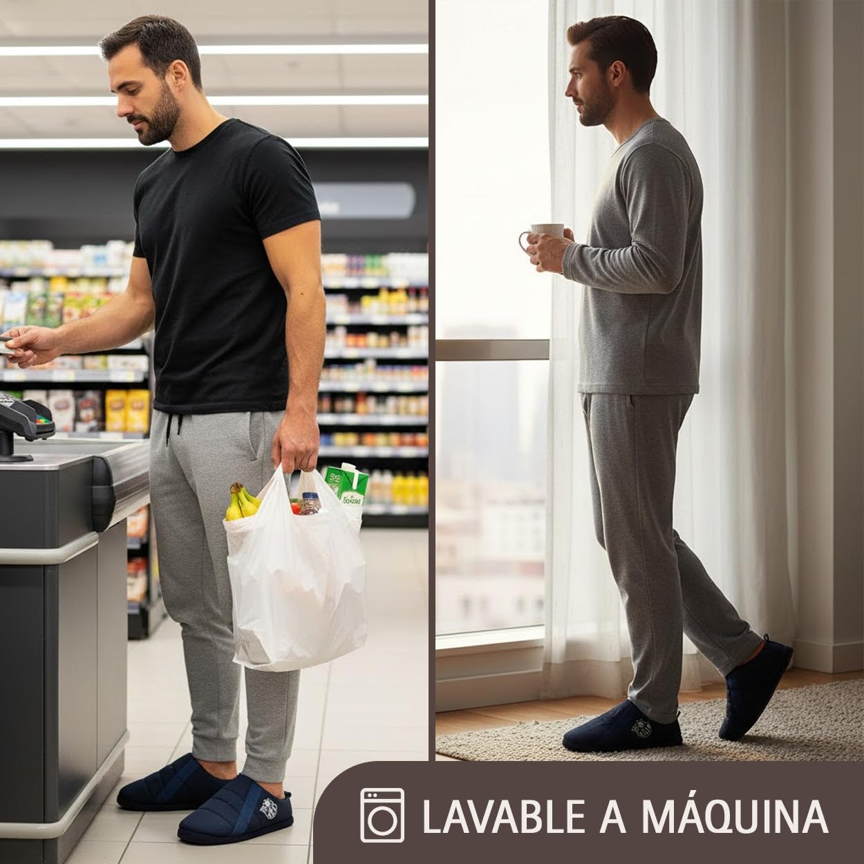 MARPEN SLIPPERS Zapatillas FC Barcelona Oficiales Licenciadas Acolchadas para Hombre o Mujer