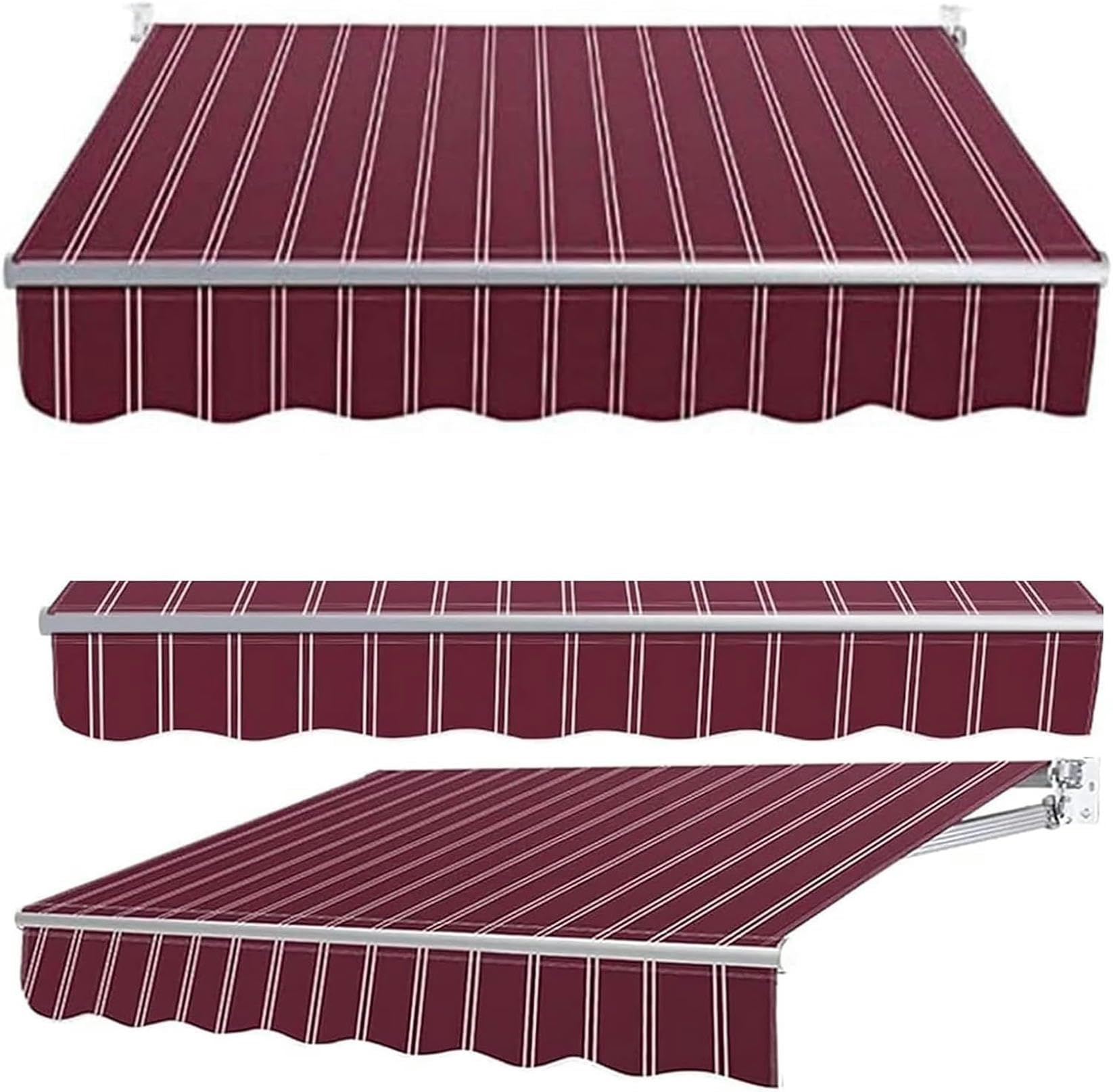 Tela para toldo retráctil impermeable que soluciona la falta de sombra y calor en el patio