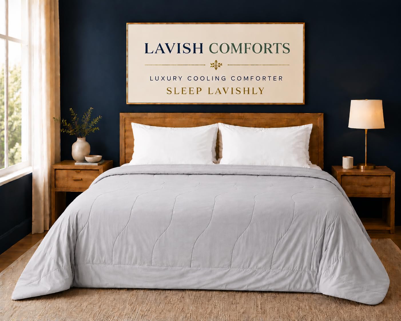 Lavish Comforts Cooling Comforter King