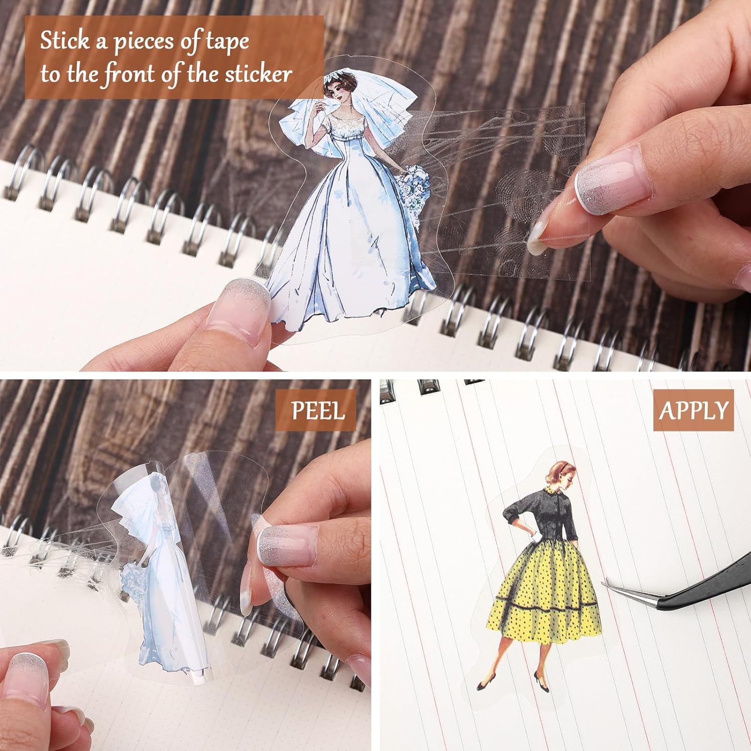 240 Pcs Adesivi Scrapbook Sticker Libri Per Diario Accessori