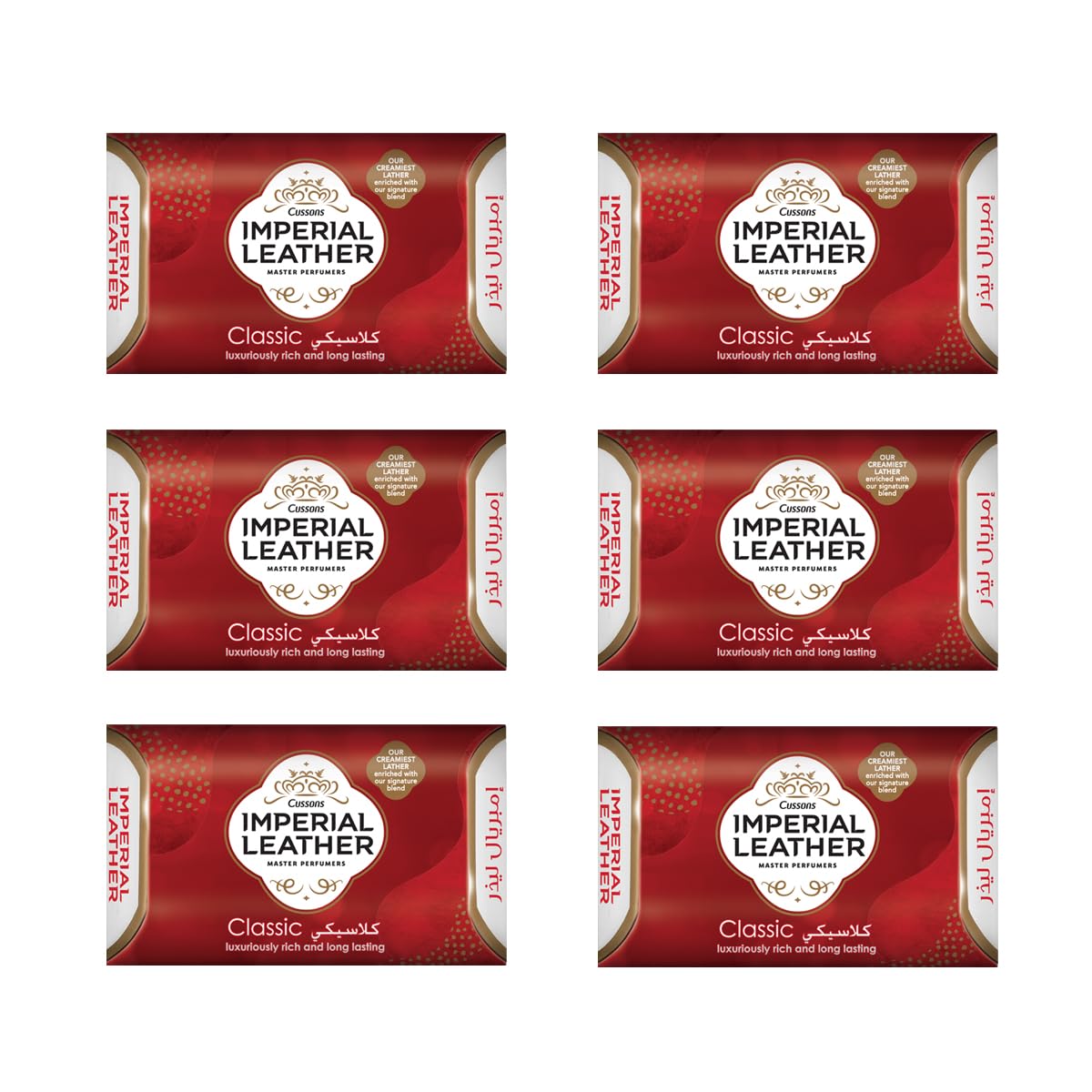 Cussons Imperial Leather Soap 125 g Classic bathing bar, rich creamy lather, long-lasting fragrance, (pack of 6)-picture-51