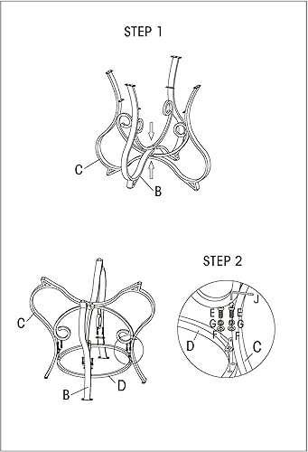Miniatura 7 de Powell Hamilton - Mesa de comedor, cereza, 45 x 29.5 x 45 pulgadas