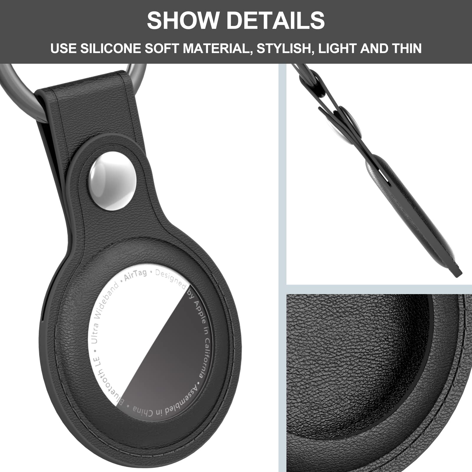 Contacts Porte-clé En Cuir Véritable De Vachette Pour Hommes, Porte-clés, Porte-clés, Marron, Einheitsgröße