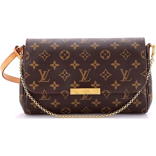 Louis Vuitton, Pre-Loved Favorite Handbag Monogram Canvas MM, Brown