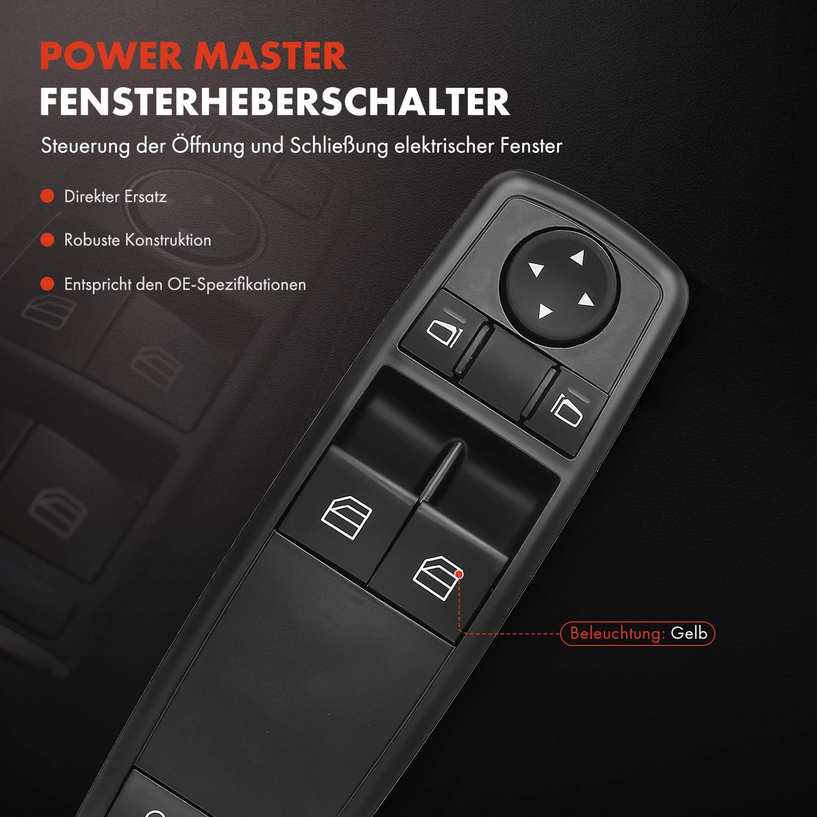 Fensterheberschutter Für Mercedes W169 A-Klasse B-Klasse 2004-2012 - A1698206510