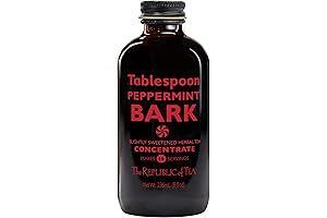 Republic Of Tea Tablespoon White Chocolate Bark Peppermint Vegan Herbal Tea Concentrate 8.0 Oz