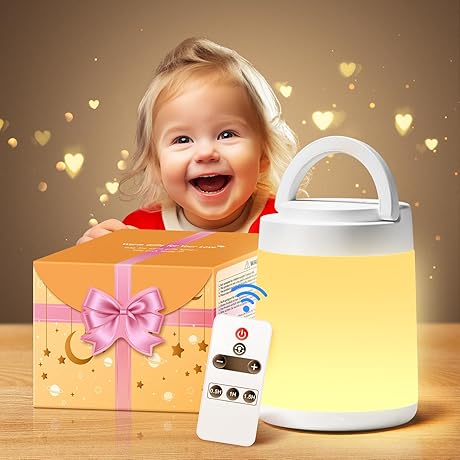 Cozy Co. Rechargeable Dimmable Night Light for Kids and New Moms