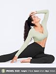 Yogaration Crossover Flared Leggings pour les femmes avec des poches, Pantalon de yoga haute taille taille 31'', pantalons de fond de cloche nu