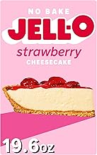 Jell-O No Bake Strawberry Cheesecake Dessert Kit with Strawberry Topping( 6 ct Pack, 19.6 oz Boxes)
