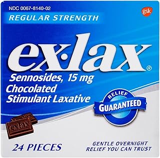 Chocolated Stimulant Laxative, Chocolate 24 ea(Pack of 2)