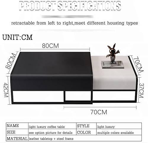 Miniatura 2 de Mesas auxiliares, mesa de centro para sala, juego de 2 mesas auxiliares anidables, con marco de metal, mesa moderna y única, mesa industrial