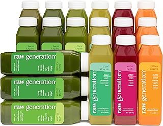 Raw Generation Skinny Cleanse – 3-Day Juice Cleanse for Weight Loss, Det...